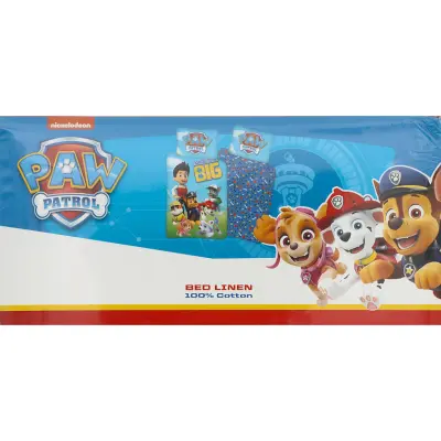Bäddset - Paw Patrol - 140x200/60x63 cm