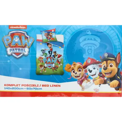 Bäddset - Paw Patrol - 140x200/60x70 cm
