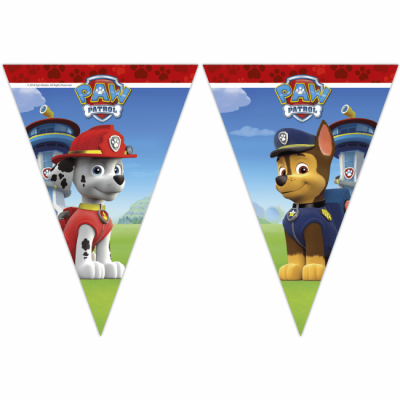 Flaggbanderoll Paw Patrol 230 cm