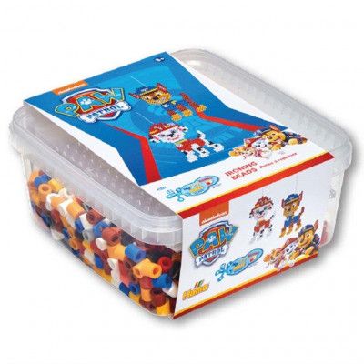 Hama Maxi Pärlor och Pärlplatta i Box 900 st Paw Patrol - Hama -  Leksaksaffären