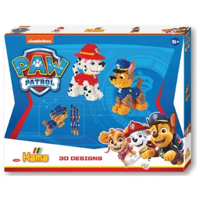 Hama Midi Gift box Paw Patrol 3D 4000 st - Hama -  Leksaksaffären