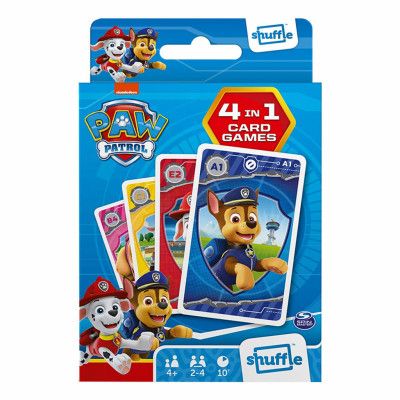 Kortspel 4-i-1 Paw Patrol