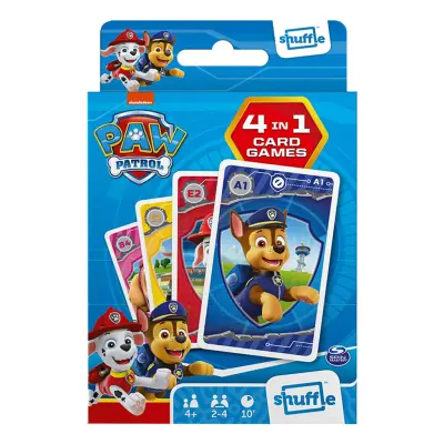 Kortspel 4-i-1 Paw Patrol