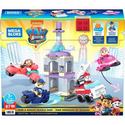 Mega Bloks Paw Patrol Ride & Rescue Vehicle Pack