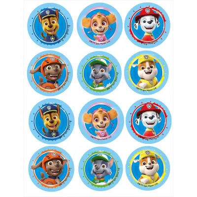 Muffinsbilder Paw Patrol 12-pack