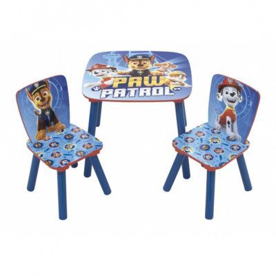 Nickelodeon - Table And Chairs Paw Patrol Junior Wood Blå 3-Piece