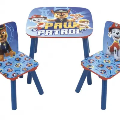 Nickelodeon - Table And Chairs Paw Patrol Junior Wood Blå 3-Piece