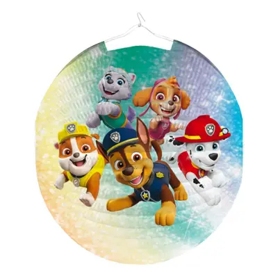 Papperslykta Rund Paw Patrol