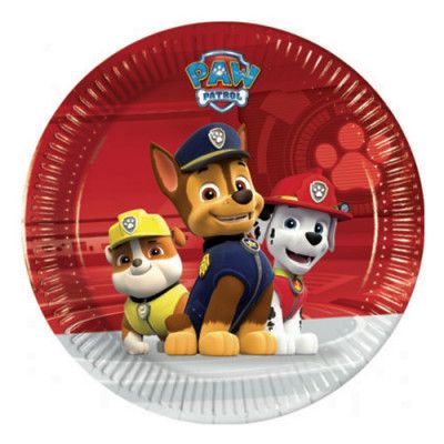 Papperstallrikar Paw Patrol - 8-pack