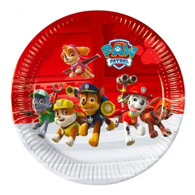 Papperstallrikar Paw Patrol - 8-pack