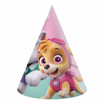 Partyhattar Paw Patrol Skye&Everest - 6-pack