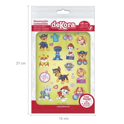 Paw Patrol Ätbara Dekorationer 15 st