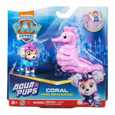 Paw Patrol Aqua Pups Figur och havsdjur Coral