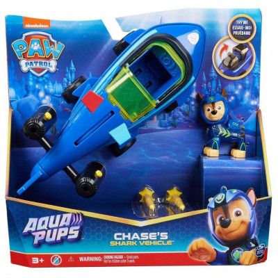 Paw Patrol Aqua Pups Fordon Chases Haj