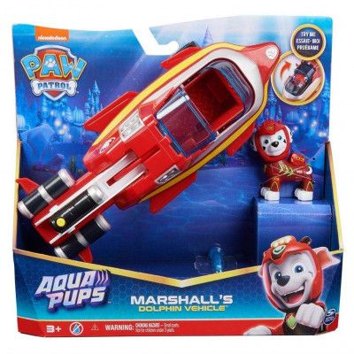 Paw Patrol Aqua Pups Fordon Marshalls Delfin