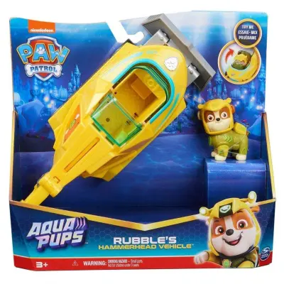 Paw Patrol Aqua Pups Fordon Rubbles Hammerhead - Paw Patrol -  Leksaksaffären