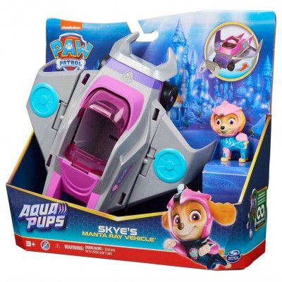 Paw Patrol Aqua Pups Fordon Skyes Manta Ray