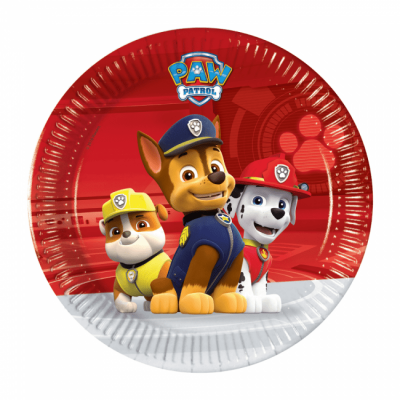 Paw Patrol Assietter 20 cm 8-pack