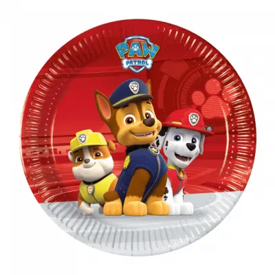 Paw Patrol Assietter 20 cm 8-pack
