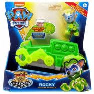 Paw Patrol Charged Up Rocky Deluxe Fordon