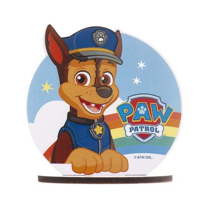 Paw Patrol Chase Tårtdekoration i Trä