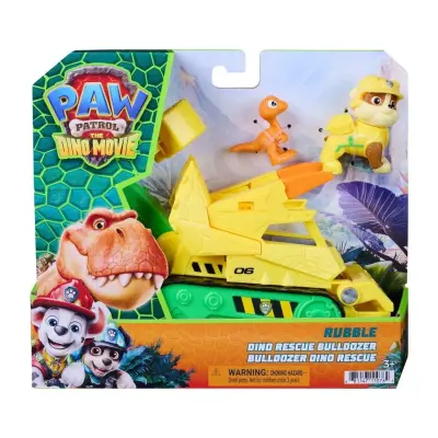 Paw Patrol Dino Movie Fordon Rubble - Paw Patrol -  Leksaksaffären