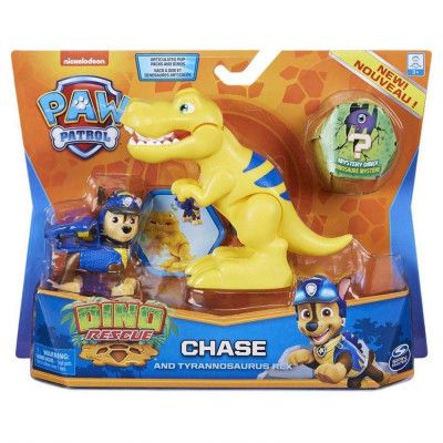 Paw Patrol Dino Rescue Chase och Tyrannosaurus Rex