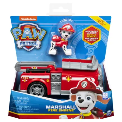Paw Patrol Figur med fordon Marshall