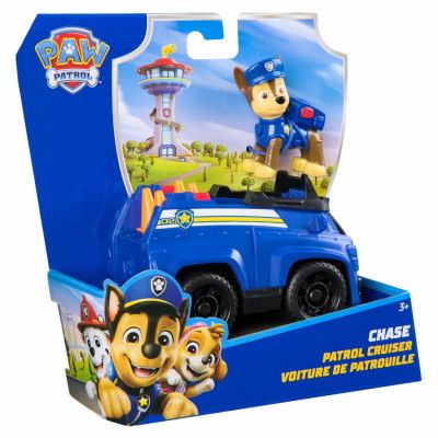 Paw Patrol Fordon med figur 2.0 Chase - Paw Patrol -  Leksaksaffären