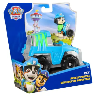 Paw Patrol Fordon med figur 2.0 Rex - Paw Patrol -  Leksaksaffären