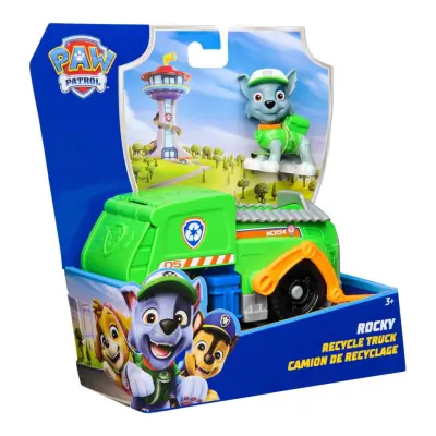 Paw Patrol Fordon med figur 2.0 Rocky - Paw Patrol -  Leksaksaffären