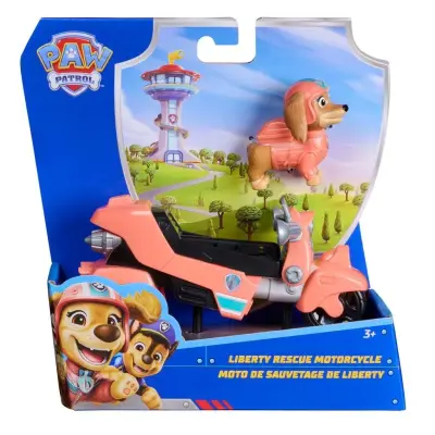 Paw Patrol Fordon med figur Liberty - Paw Patrol -  Leksaksaffären