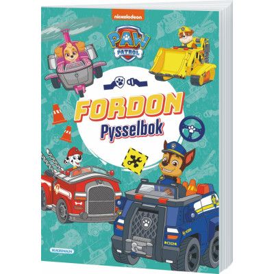 Paw Patrol Fordon Pysselbok