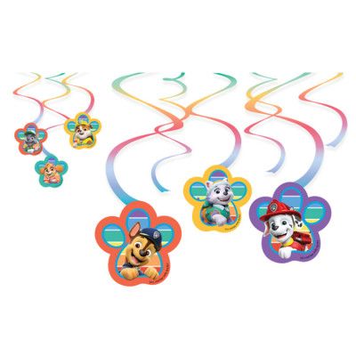 Paw Patrol Hängande Dekoration 6-pack