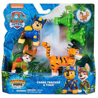 Paw Patrol Jungle Pups Chase, Tracker&Tiger