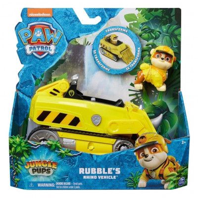 Paw Patrol Jungle Pups Fordon Rubble - Paw Patrol -  Leksaksaffären