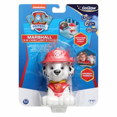Paw Patrol Marshall GoGlow Nattlampa och ficklampa 2 i 1 - Paw Patrol -  Leksaksaffären