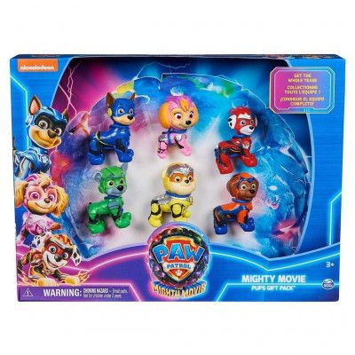 Paw Patrol Mighty Movie Figurer 6-pack