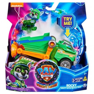 Paw Patrol Mighty Movie Fordon Rocky - Paw Patrol -  Leksaksaffären