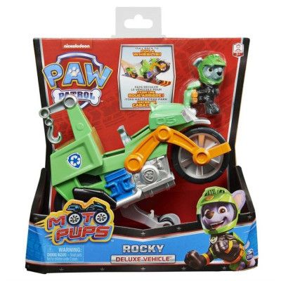 Paw Patrol Moto Pups Deluxe fordon Rocky - Paw Patrol -  Leksaksaffären