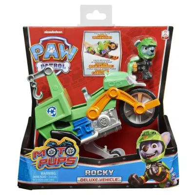 Paw Patrol Moto Pups Deluxe fordon Rocky - Paw Patrol -  Leksaksaffären
