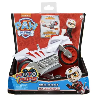 Paw Patrol Moto Pups Deluxe fordon Wildcat