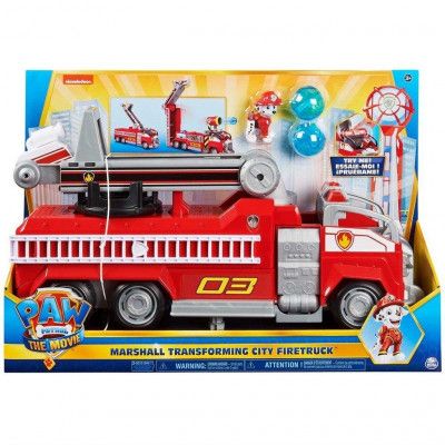 Paw Patrol Movie Marshall Transforming City Firetruck