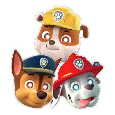 Paw Patrol Pappmasker - 8-pack