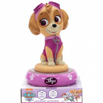 Paw Patrol - Paw Patrol Skye 3D Figur Nattlampa