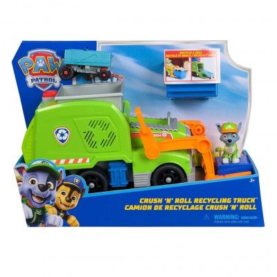 Paw Patrol Rocky Crush N'Roll Återvinningsbil - Paw Patrol -  Leksaksaffären