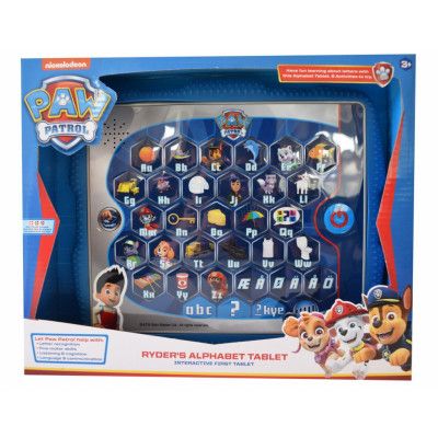 Paw Patrol Ryders Alfabetsplatta Sv/Dk/No