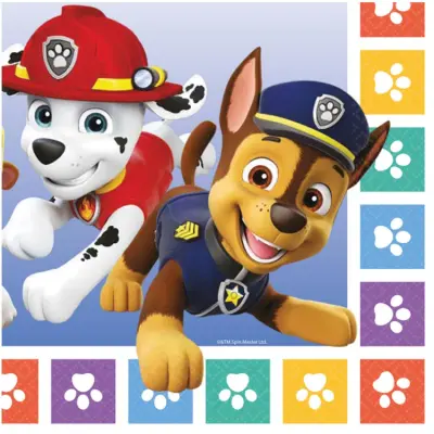 Paw Patrol Servett 16-pack