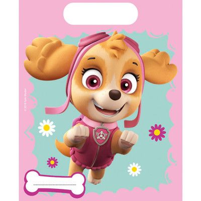 Paw Patrol Skye&Everest Partypåse Plast 6-pack