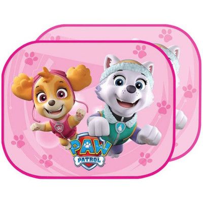 Paw Patrol solskydd för bilen rosa, 2-pack